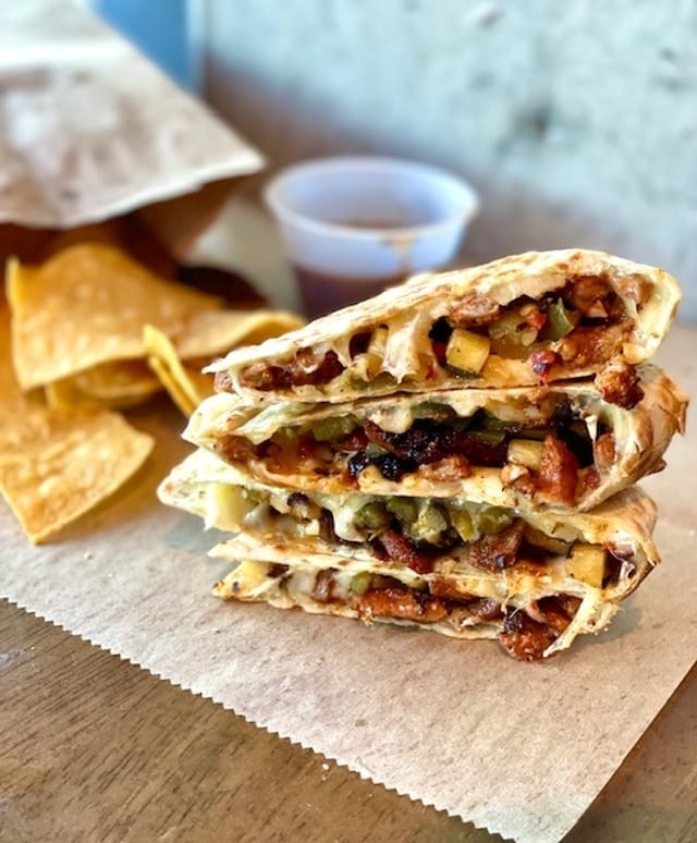 Al Pastor Quesadilla.