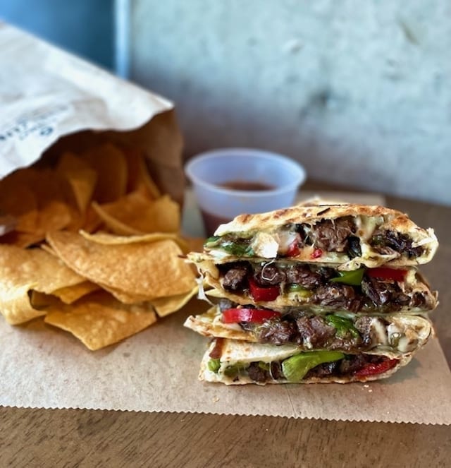 Steak Quesadilla.