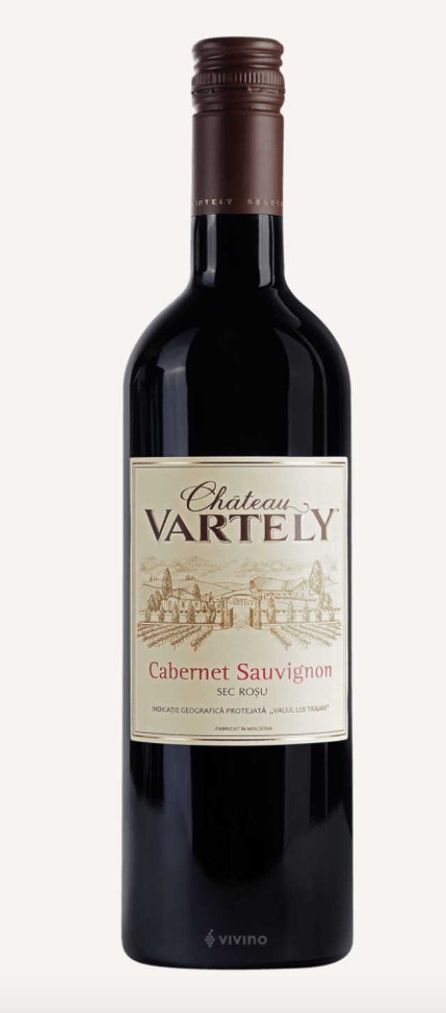 Chateau Vartely Cabernet Sauvignon (bottle).
