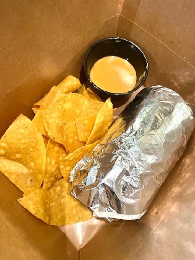Shrimp Burrito.