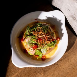 Hamachi Crudo Tostada